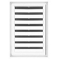 12 By 18 Inch White Gable Vent 120061218-123 by Builders Edge Best Price
