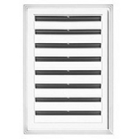 18 By 24 Inch White Gable Vent 120061824-123 by Builders Edge Best Price