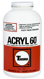 Acryl 60 Qt Cement Bond Agent T1668 by Thoro Consumer Products Best Price