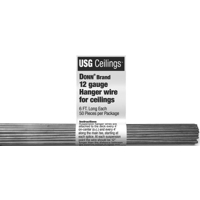 Hanger Wire 6 Foot Pack of 50 207535 by USG Interiors