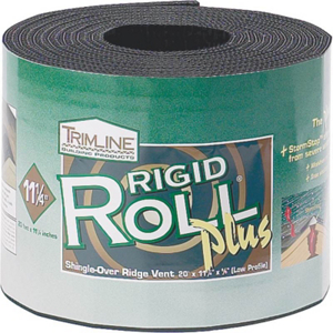 Trimline Rigid Roll Plus 11 1/4 Inch Ridge Vent 20 Foot 58784 by Diversi Plast Products Best Price