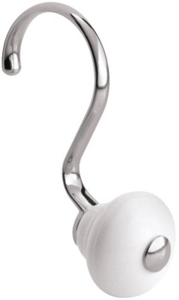 12 Piece Wht Chrome Shower Hooks 75371 by Interdesign Best Price