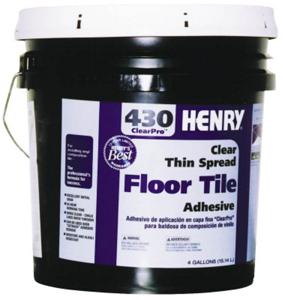 4 Gallon Number 430 Floor Tile Adhesive 12102 by WW Henry Best Price