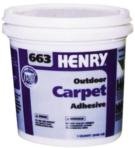 1 Quart Number 663 Carpet Adhesive 12183 by WW Henry Best Price