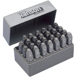 27 Piece 1/8 Letter Stamp 20200 by Hanson Best Price