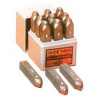 9 Piece 1/4 Inch Steel Stamp Set 20685 by Hanson Best Price