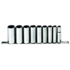 9 Piece 3/8 Drive Metric Socket Set 19115 by Danaher Tool