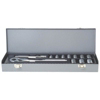 12 Piece 1/2 Drive Socket Wrench Set 19212 by Danaher Tool