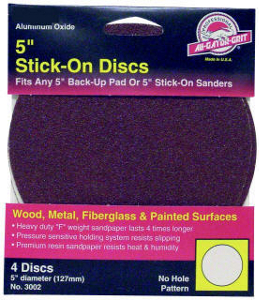 Ali Gator Grit 5 Inch Sanding Disc 150 Grit Adhesive Backed 3000 by Ali Industries Best Price