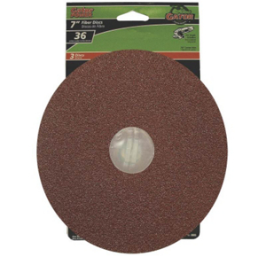 Gatorgrit 7 By 7/8 Inch Round Arbor Fiber Sanding Wheel 36 Grit 3083 by Ali Industries Best Price