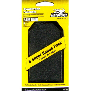 Hook and Loop Sanding Block Refill Sheet Assorted Grit 4123 by Ali Industries Best Price