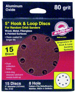 Ali Gator Grit 5 Inch Hook and Loop Sanding Disc 220 Grit 4140 by Ali Industries Best Price