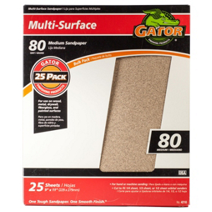 9 By 11 Inch General Purpose Sandpaper 80 Grit 4210 by Ali Industries Best Price
