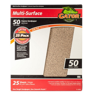 9 By 11 Inch General Purpose Sandpaper 50 Grit 4212 by Ali Industries Best Price