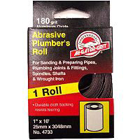 1 Inch By 10 Foot Plumbers Sanding Roll 120 Grit 4734 by Ali Industries Best Price