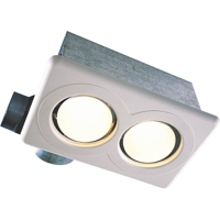 70 Cubic Feet Per Minute Heat Lamp Dual Bulb AK927 by Air King America