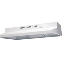 Advantage 24 Inch Range Hood 180 Cubic Feet Per Minute Wht AD1243 by Air King America