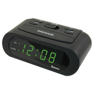 3/5 Inch Green Led Alarm Clock 3143 by Geneva Advance Clock Best Price