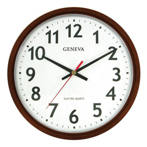 14 Inch Electric Commercial Wall Clock 3984GG by Geneva Advance Clock Best Price