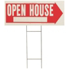 Red and White Open House Sign RS-803 by Hy Ko