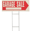 Red and White Garage Sale Sign RS-804 by Hy Ko