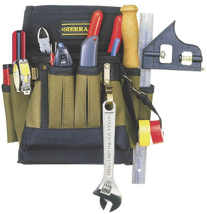 10 Pocket Electricians Tool Pouch 1505 by Custom Leathercraft Best Price