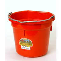 20 Quart Flatback Bucket P20FBRED by Miller Manufacturing Best Price