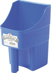 3 Qt Enclosed Feed Scoop Blue 150415 by Miller Manufacturing Best Price