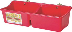 24 Inches Divided Plastic Feeder Red HFP24DRED by Miller Manufacturing Best Price