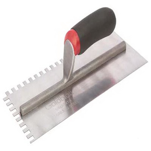 1/2 By 3/8 Square Notch Trowel G02362 by Goldblatt Tool Best Price