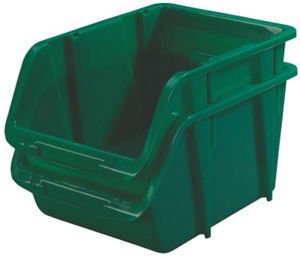 Bin Green Medium Poly BIN-10 by Stack On Products Best Price