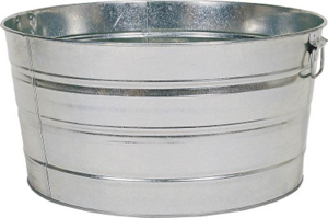 13 1/4 Gallon Galvanized Round Tub 2GS by Behrens Best Price