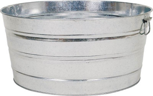 17 Gallon Galvanized Steel Round Tub 3GS by Behrens Best Price