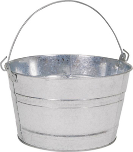 4 Gallon Galvanized Steel Round Tub C17GS by Behrens Best Price