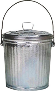 10 Gallon Galvanized Steel Garbage Pail 6110 by Behrens Best Price