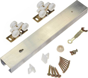 72 Inch Aluminum Single Door Track Set 100721DR by LE Johnson Best Price