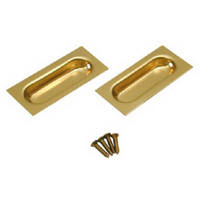 2 Pack 1 3/8 Inch Brass Door Pull 40-3PPK2 by LE Johnson Best Price