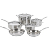 Chefs Classic Cookware 10 Piece Stainless Steel 77-10 by Cuisinart