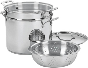 Chefs Classic Pasta/Steamer 12 Quart Stainless 77-412 by Cuisinart Best Price