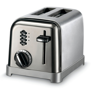 2 Slice Black and Chrome Toaster CPT-160BCH by Cuisinart Best Price