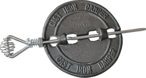 8 Inch Cast Iron Damper D8 by Vogelzang Best Price