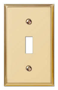 Bright Brass Toggle Wall Plate 9BS101 by Jackson Deerfield Best Price