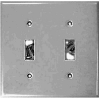 Almond Double Toggle Wall Plate 8MS102 by Jackson Deerfield Best Price