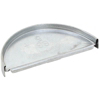 Half Round End Cap Galvanized 5 Inch 2616 by Billy Penn