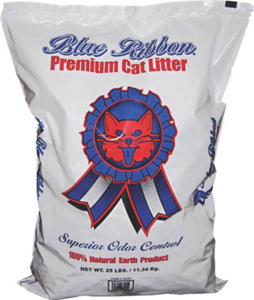 Blue Ribbon 25 Pounds Clay Cat Litter 3425 by Moltan Best Price