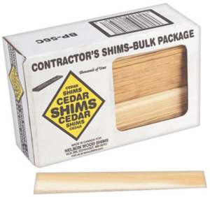 56 Count of Cedar Shims CSBP56 by Nelson Wood Shims Best Price