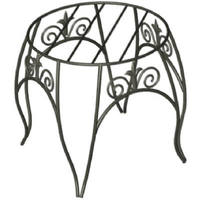 10 Inch Black Fin Plant Stand 89174 by Panacea Products Best Price