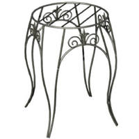 15 Inch Black Fin Plant Stand 89175 by Panacea Products Best Price