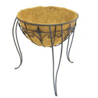 15 3/4 Inch Black Plant Basket 89177 by Panacea Products Best Price