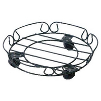 12 Inches Blk Rnd Plant Caddy 89229TV by Panacea Products Best Price